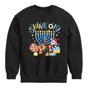 Boys' - Paw Patrol - Shine On Graphic Long Sleeve Fleece Sweatshirt - 1 of 4