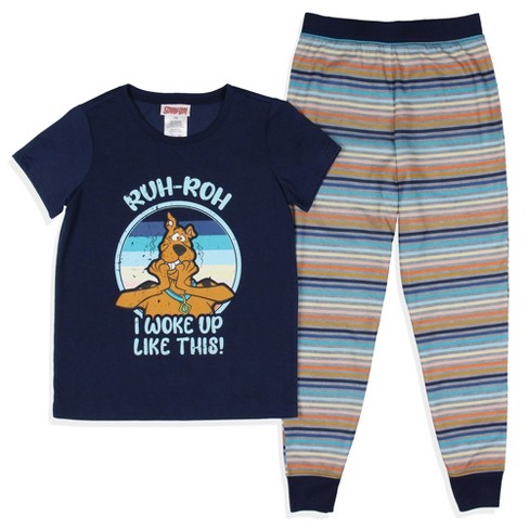 Scooby-doo Girls' Ruh Roh I Woke Up Like This Jogger Sleep Pajama