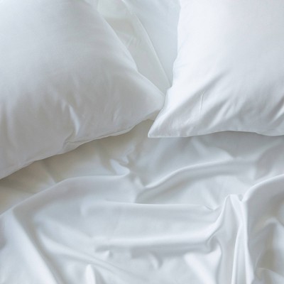 King White Hypoallergenic Bamboo Viscose Pillowcase Set