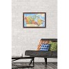 Trends International Map - Canada Framed Wall Poster Prints - 2 of 4
