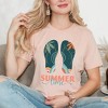 Simply Sage Market Women's Boho Summer Time Flip Flops Short Sleeve Graphic Tee - 2 of 4