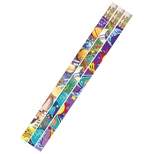 Musgrave Pencil Company Musgrave Galaxy Galore Motivational/Fun Pencils Pack of 144 (MUS1495G)