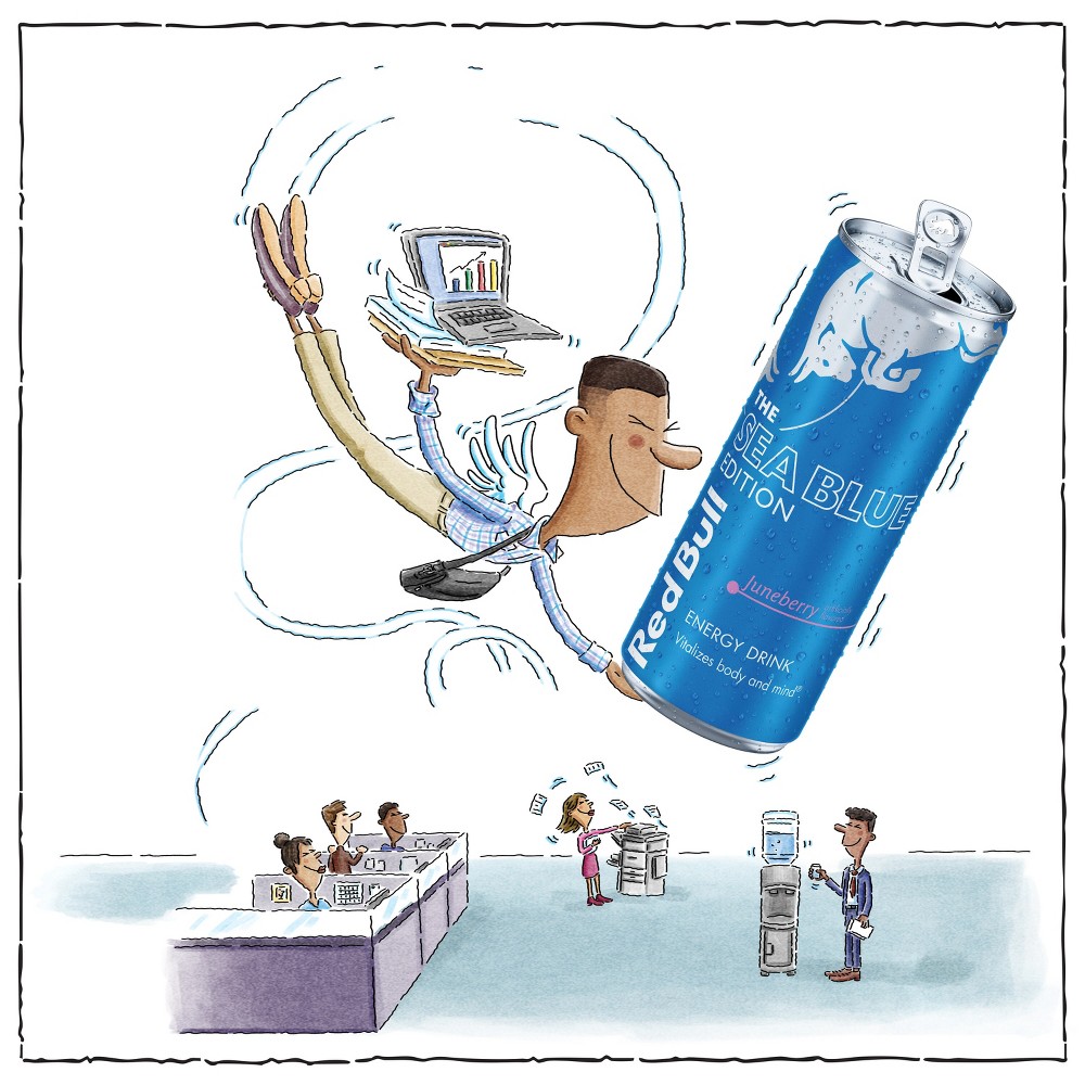 Red Bull Red Bull Blue Edition package