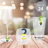 Big Dot of Happiness Let's Rally - Pickleball - Birthday or Retirement Party Paper Beverage Markers for Glasses - Drink Tags - Set of 24 - 2 of 4
