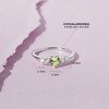 Girl's Heart Solitaire Sterling Silver Ring - In Season Jewelry - 3 of 4