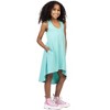 24sevenkid Girls High Low Sleeveless Pocket Dress - 2 of 4