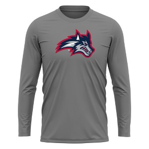 Men's Stony Brook University Adult Sport Long Sleeve Shirt Primary Logo - 1 of 4
