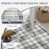 Washable Area Rug Non-Shedding & Easy Care Mat for Kitchen Dining Room Living Room Bedroom Home Decor, Modern Farmhouse Foldable Thin Non Slip Carpet - 3 of 4