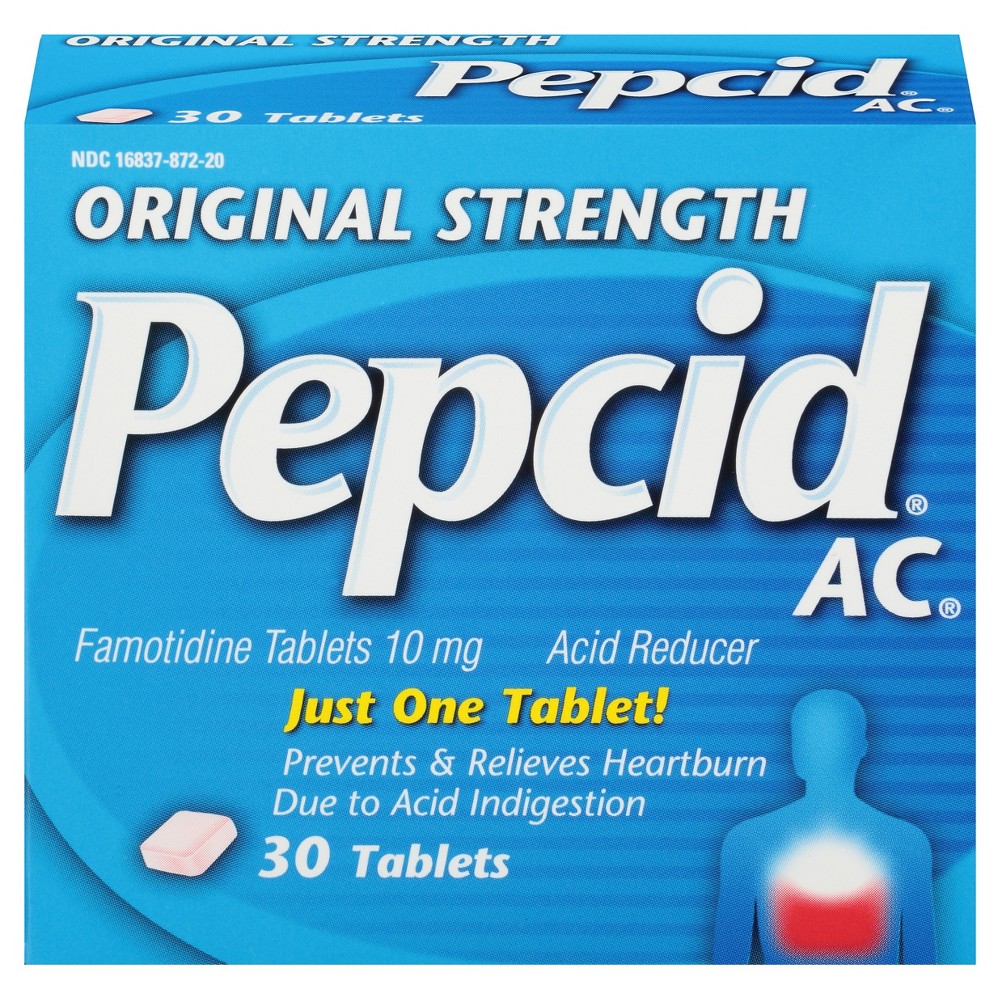 UPC 716837872306 product image for Pepcid AC Acid Reducer Tablets - 30 Count | upcitemdb.com