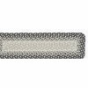 Earth Rugs Gray Sand Ivory Rectangle Stair Tread – 27x8.25 Braided Jute Step Rug in Neutral Tones - 2 of 3