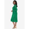 Jessica London Women's Plus Size Stretch Lace Shift Dress - 4 of 4