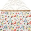 12' Single Layer Outdoor Fabric Hammock Tropical Red/Yellow/Blue - Threshold™: Weather-Resistant Polyester, No Assembly, 500lb Capacity - 2 of 3