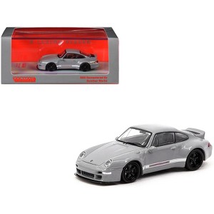 Gunther Werks 993 Gray "Road64" Series 1/64 Die Cast Model Car by Tarmac Works - 1 of 3