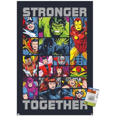 Trends International Marvel Avengers: Beyond Earth's Mightiest - Stronger Together Unframed Wall Poster Prints