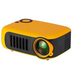 Topteng 1080P Mini Projector - Yellow - 1 of 4