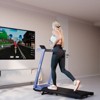 Deerrun Folding 16.53 * 39.37 Belt Inches treadmill with 6% incline Premium Five-Layer Belt Free Tabletop Gift （BlackBlue) - 2 of 4