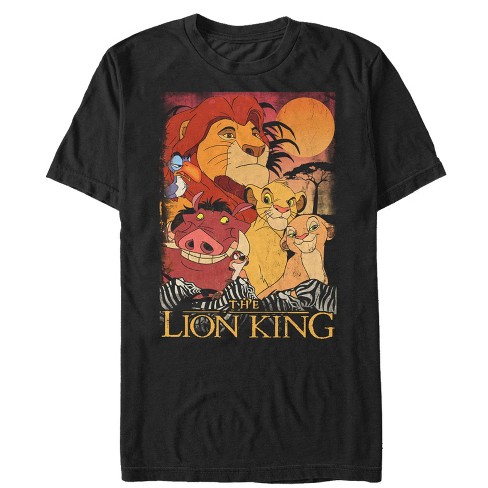 Men's Lion King Retro Distressed Friends T-shirt : Target