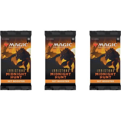 Magic the Gathering 3 Packs MTG Set Booster Pack Lot MTG Innistrad Midnight Hunt