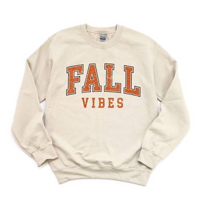 Simply Sage Market Women's Graphic Sweatshirt Fall Vibes Varsity Grunge