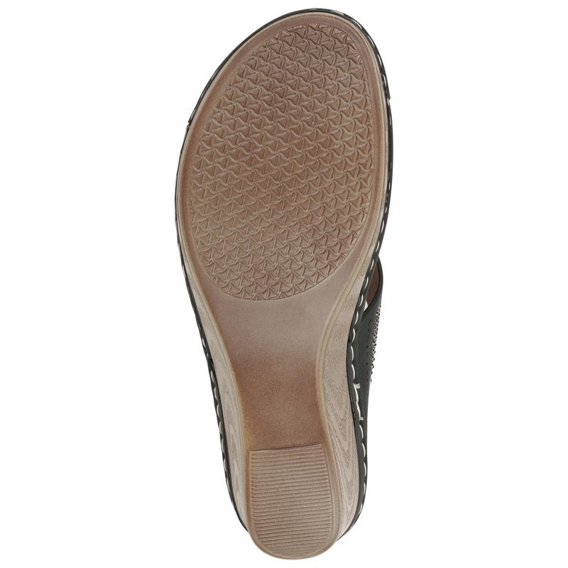 GC Shoes Marbella Embellished Comfort Slide Wedge Sandals, 5 of 6