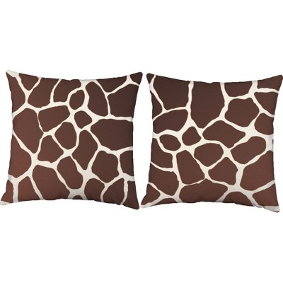 animal print decorative pillows