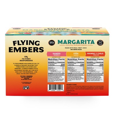 Flying Embers Margarita Fiesta Variety - 6pk/12 fl oz Cans