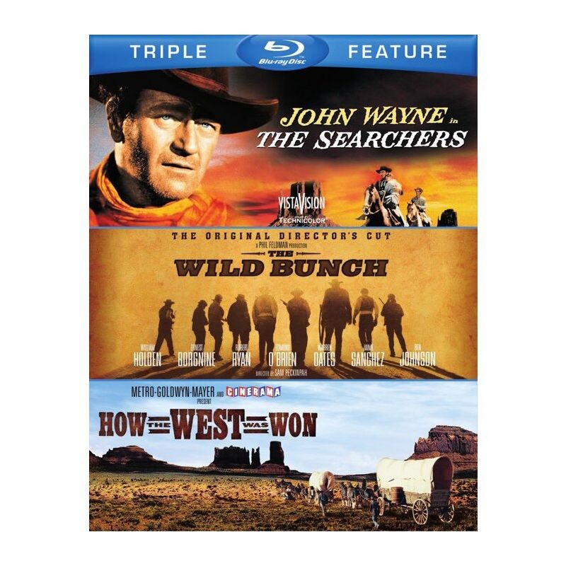 The Searchers/The Wild Bunch/How the West Was Won (Blu-ray), 1 of 2