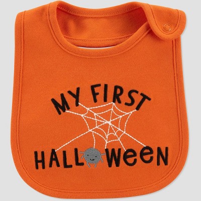 Baby 'My First Halloween' Bib - Just One You® made by carter's Orange