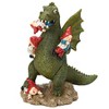 Design Toscano Dragon's Gonna Get Ya! Garden Gnome Apocalypse Statue - image 2 of 4