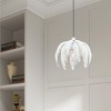 Livex Lighting Acanthus 1 - Light Pendant in  Antique White - 4 of 4