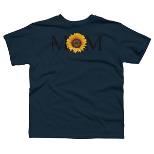 Boy's Design By Humans Mother's Day Sunflower Mom By FridayFusion T-Shirt - 1 of 2