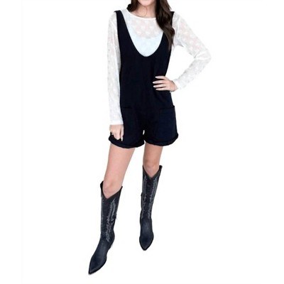 Women's Sleeveless Romper With Pockets - eesome