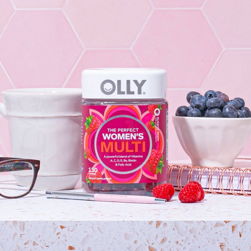 OLLY Women's Multivitamin Gummies - Berry, 3 of 15