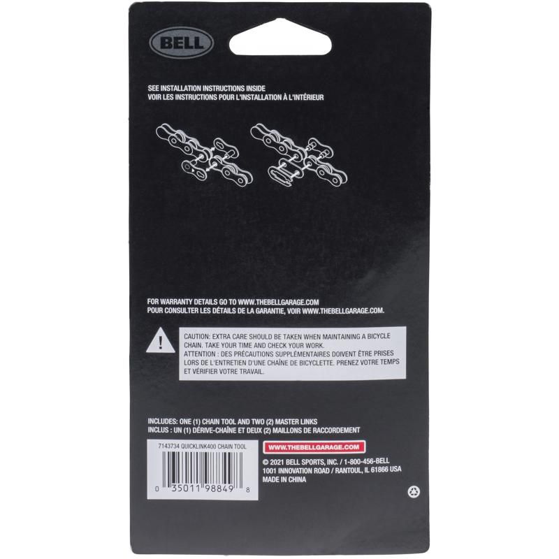 Bell Sports Quicklink Steel Chain Repair Kit Black, 5 of 7