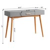 Oslo 1 Drawer Desk - Breighton Home - image 4 of 4