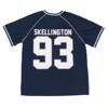 Disney Nightmare Before Christmas Jack Skellington Mesh Soccer Jersey Athletic V-neck Raglan T-Shirt Adult - 2 of 4