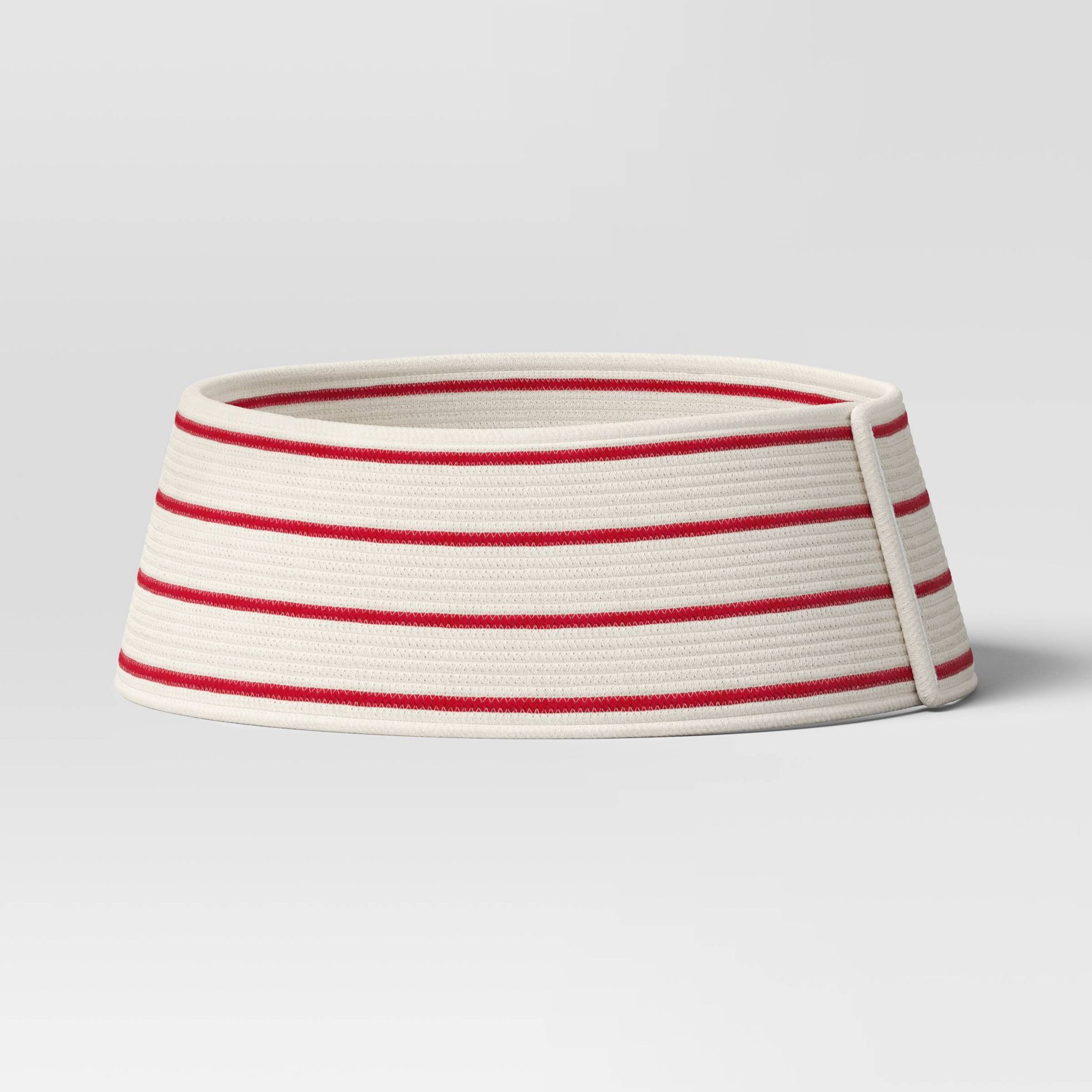 Roll Up Christmas Tree Collar Red/White Stripe - Wondershop™