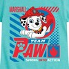 Girls' - Paw Patrol - Team Paw Marshall Fitted Short Sleeve Graphic T-Shirt - 2 of 4