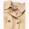 Isaac Mizrahi Boys Double Breasted Belted Raincoat with Epaulettes - 3 of 4