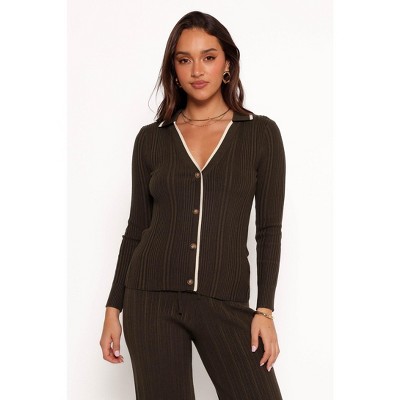 Petal and Pup Womens Alondra Cardigan Knit Top