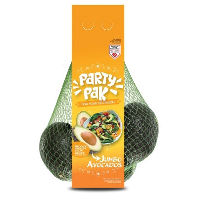 Jumbo Avocados Party Pak - 3ct : Target