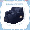 MAXYOYO Kids Bean Bag Chair, Stuffed Toddler Bean Bag Sofa with Filler for Gaming, Reading - 2 of 4