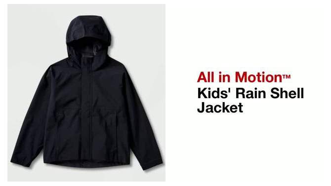 Kids' Rain Shell Jacket - All In Motion™, 2 of 5, play video