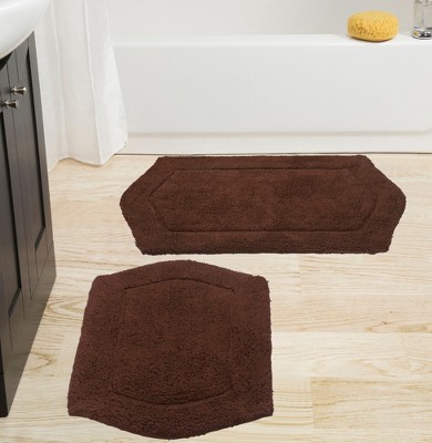 Waterford Collection Cotton Tufted Set of 2 Bath Rug Set - Home Weavers