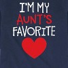 Boys' - Instant Message - I'm My Aunts Favorite Long Sleeve Graphic T-Shirt - 2 of 4