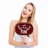 Big Dot of Happiness Prancing Plaid Holiday - Buffalo Plaid Christmas Photo Booth Props Kit - 20 Count - 3 of 4