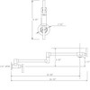 Wall-Mounted Pot Filler Faucet with Dual Swing Joints and Lustrous Finish - 4 of 4