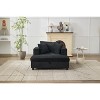 Racxily Chaise Lounge Armchair with Removable Storage Ottoman Accent Sofa Bed Upholstered Sleeper Couch Bed with Pillows - 4 of 4