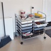 ECR4Kids 12-Drawer Mobile Organizer, Grey Ombre, 1 - 4 of 4