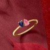 Pure Collection by Ross-Simons 0.30 ct. t.w. Blue and Pink Sapphire Toi Et Moi Ring in 14kt Yellow Gold - 4 of 4